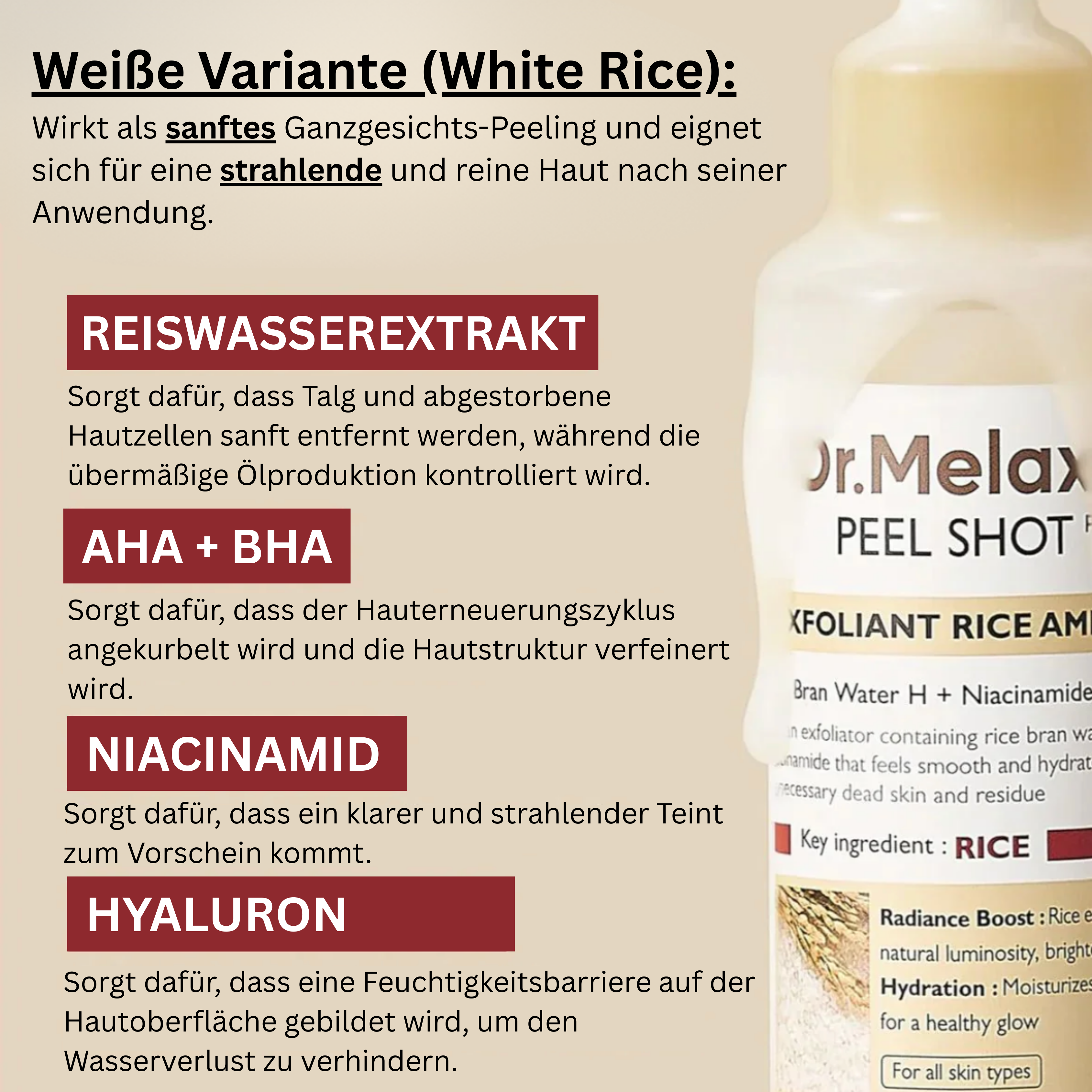 Rice Peel Glow Serum Influencer