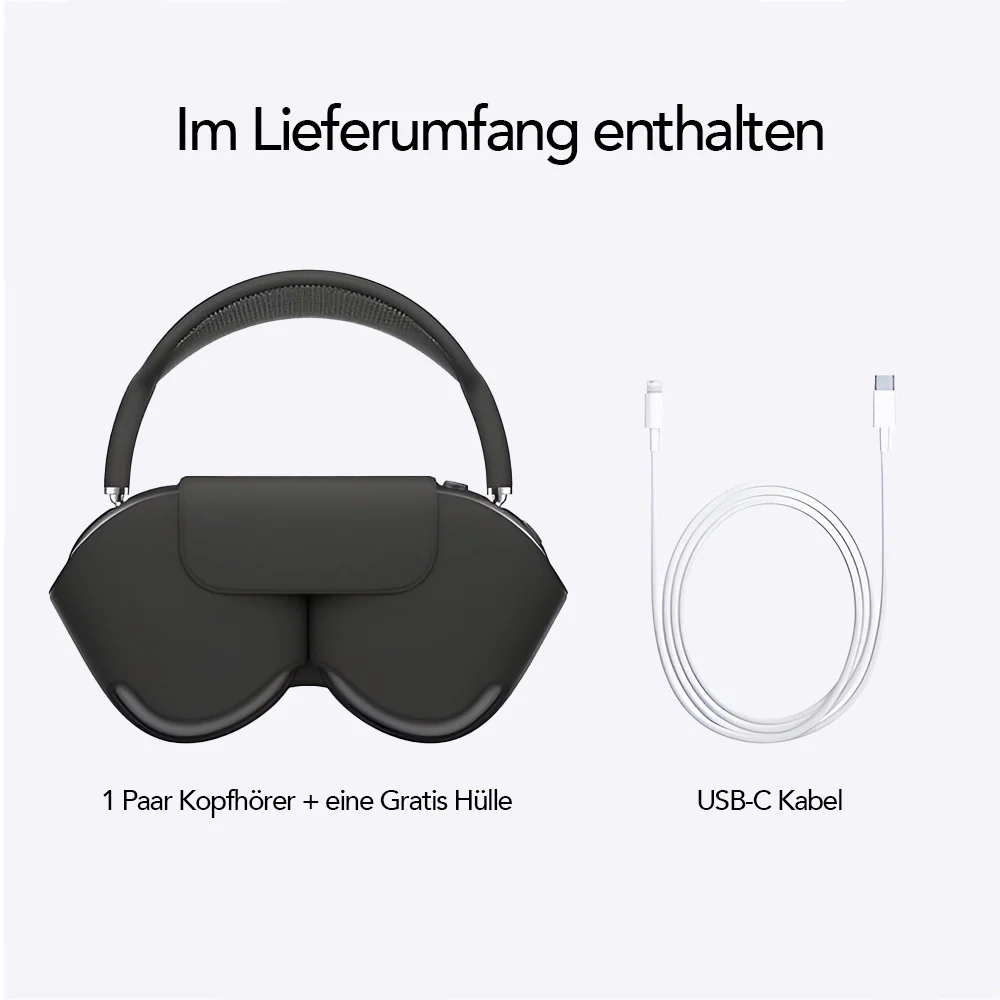 StreamMuse Max Neue Generation – Over-Ear Bluetooth Kopfhörer mit ANC